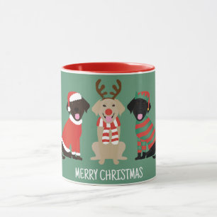 God jul Labrador Retriever Hundar Mugg