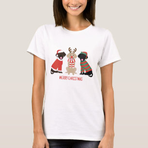 God jul Labrador Retriever Hundar T Shirt