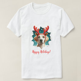 God jul Labrador Retriever Reindeer T Shirt