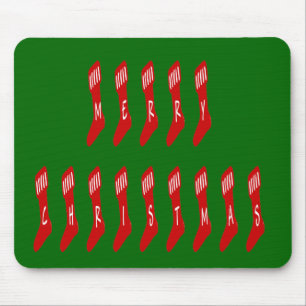 God jul-lagertypografi, offert musmatta