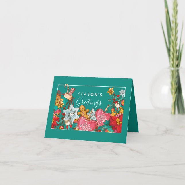 God Jul | Lägg till ditt foto Kort (Framsida)