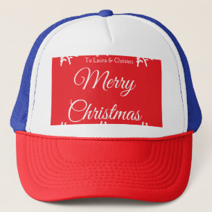 God jul lägg till namn text anpassad familj presen keps