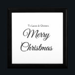 God jul lägger till namn-anpassningsbar-familjegåv minnesask<br><div class="desc">Design</div>