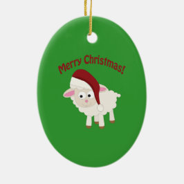 God jul Lamb Julgransprydnad Keramik