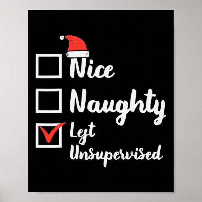 God jul Lämnat Julafton Boys utan tillsyn Poster (Framsidan)