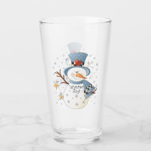 God jul Land snögubbe Glaskopp