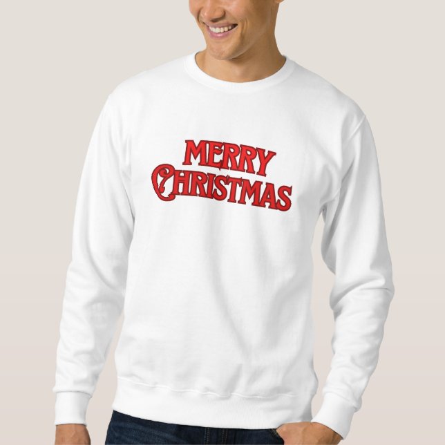God Jul Lång Ärmad Tröja (Framsida)