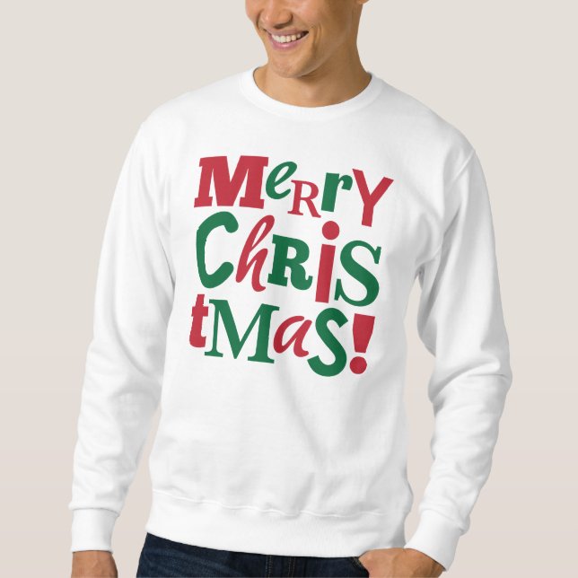 God jul långärmad tröja (Framsida)