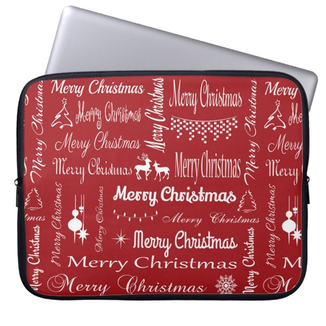God jul laptop sleeve (Framsidan)