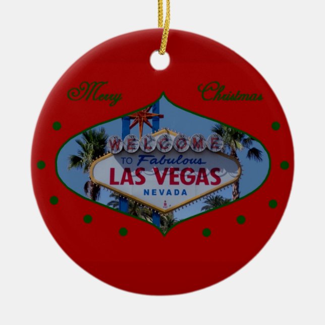 God jul Las Vegas Ornament (Framsidan)