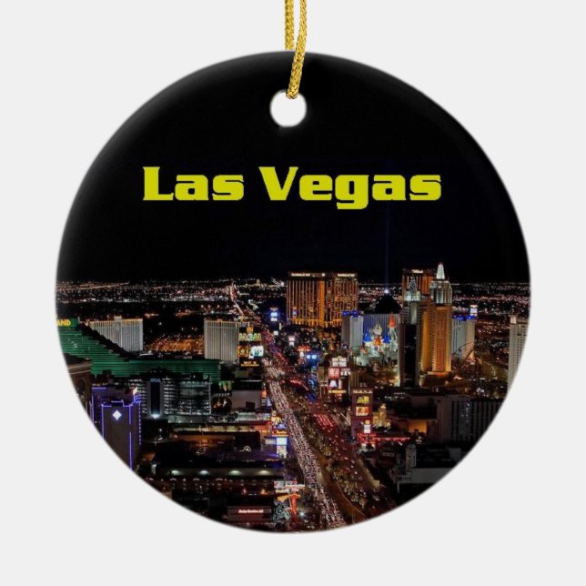 God jul Las Vegas Strip Ornament (Framsidan)