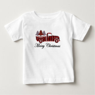 God jul Lastbil Cheetah Träd T Shirt