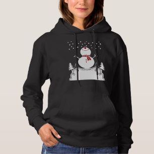 God jul Låt det snöa Snögubbe julsnöflak T Shirt