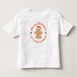 God Jul Låt oss baka kakor Pepparkaksman T Shirt