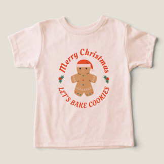 God jul Låt oss Bake Cookies Pepparkaksgubbe T Shirt