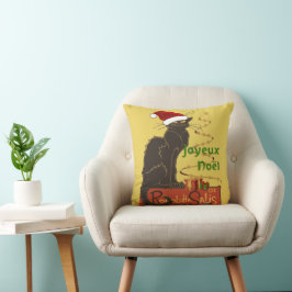 God Jul Le Chat Noir Jul-skämt Kudde