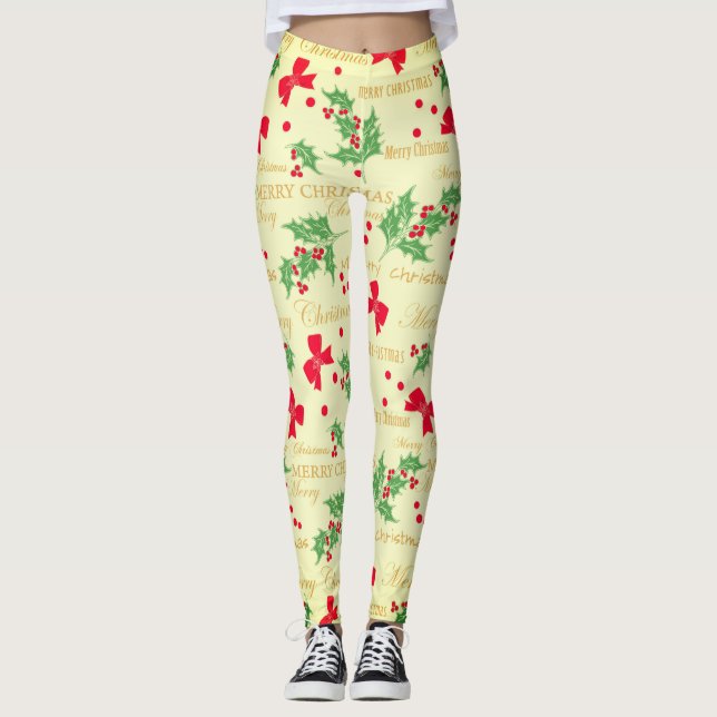 God jul Leggings (Framsida)