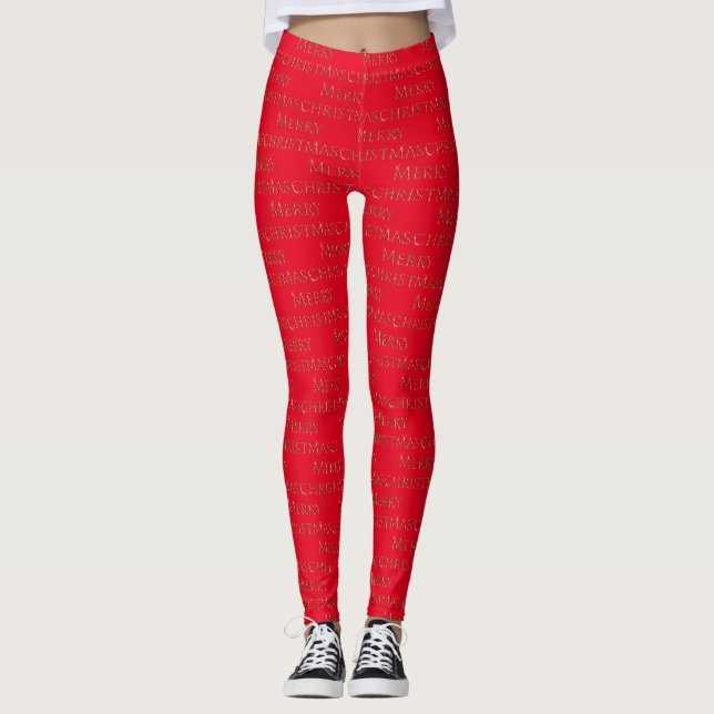 God jul leggings (Framsida)