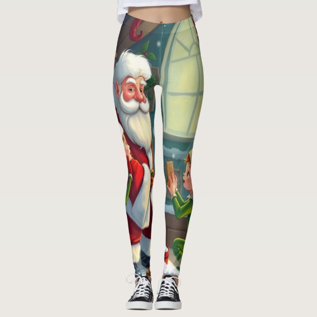 God Jul  Leggings (Framsida)