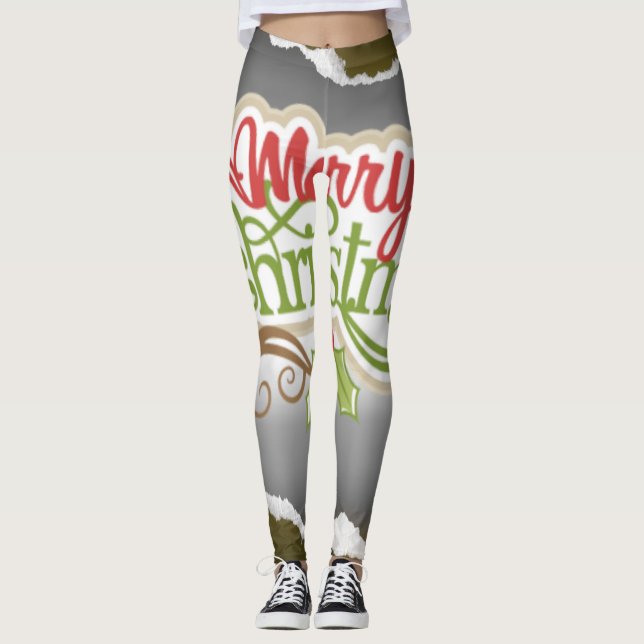 God Jul  Leggings (Framsida)