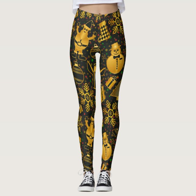 God jul Leggings (Framsida)
