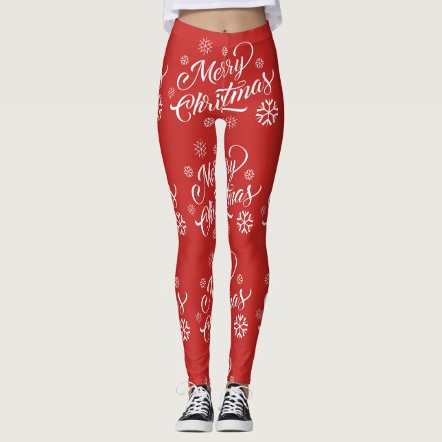 God jul leggings (Framsida)