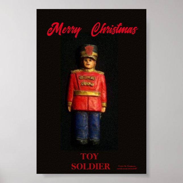 GOD JUL LEKSAK SOLDIER POSTER (Framsidan)
