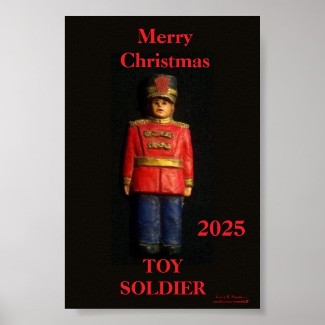 GOD JUL LEKSAK SOLDIER POSTER (Framsidan)