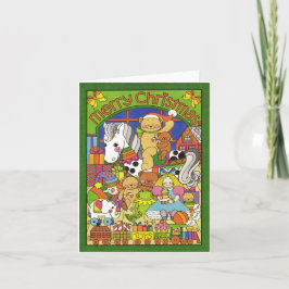 God Jul Leksaker Kort