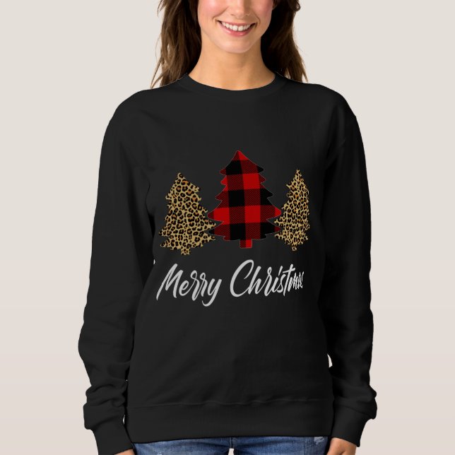 God jul, Leopard buffalo la jul t Shirt (Framsida)