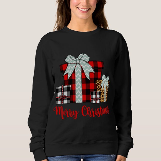God jul Leopard Buffalo Play jul Pr T Shirt (Framsida)
