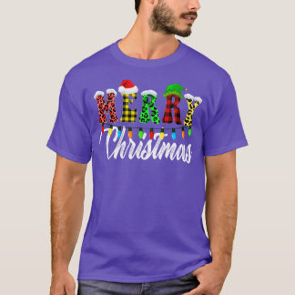 God jul Leopard Julafton Ljus Play T Shirt