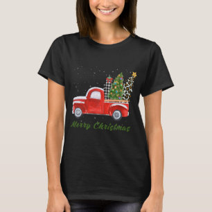God jul Leopard Play Julgran Red T Shirt
