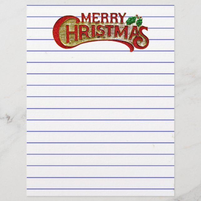 God jul Letterhead (Framsida)