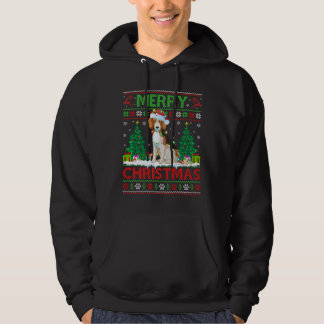 God jul Lighting Ugly Beagle-jul Hoodie