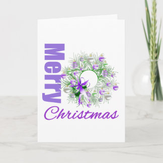 God jul Lila Theme Garden Wandeine Wand Helgkort