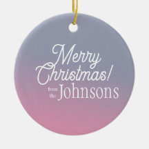 God jul Lilac Rosa Ombre