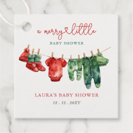 God jul, lilla babystövel Kön Neutral Gåvor Etiketter