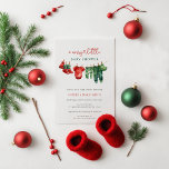 God jul, lilla babystövel Kön Neutral Inbjudningar<br><div class="desc">Gratulera till glädjen över en ny ankomst med vår julinbjudan "God Little Baby Shower" Könsinbjudan. Anpassadets inbjudan är en perfekt för en vinterbarndusch. Den här inbjudan är en charmig gender-neutralt-inslag och en charmig helgdag--design. Skapa en mysigt och glad atmosfär för de blivande föräldrarna med detta helgdag temade inbjudan</div>