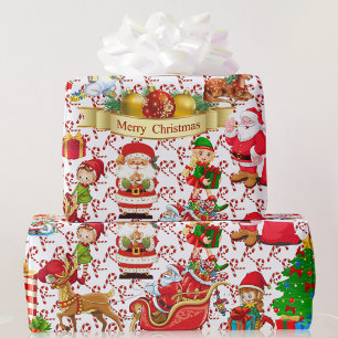 god jul lilla bit Allting Jolly Wra Presentpapper