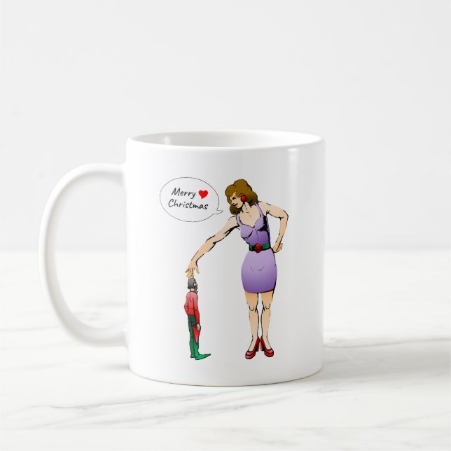 God Jul Lille Tomte Kaffemugg (Vänster)