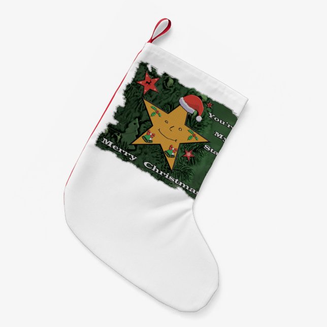 God jul liten julstrumpa (Framsidan (Hängande))