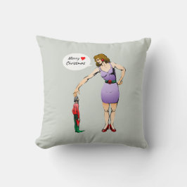 God jul Little Elf Kudde