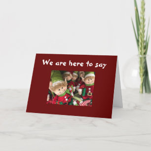 GOD JUL "LITTLE ONE" HOPPAS ATT DET ÄR ROLIGT KORT