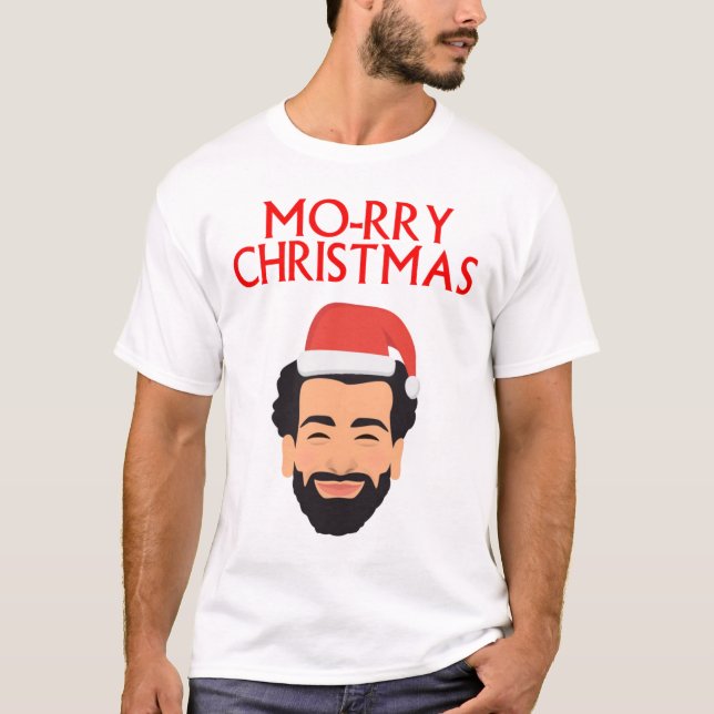 God jul Liverpool FC Mo Salah644png644 T Shirt (Framsida)