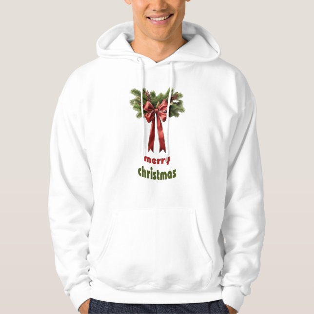 God jul Livsmedelsmärke Hoodie (Framsida)