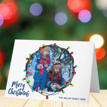 God jul Ljus Family Photo Cute Modern