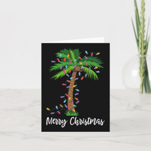 God jul Ljus Handflatan Träd Beach Julafton Pajama Kort