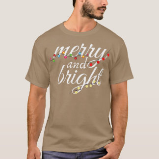 God Jul Ljus och Bright Dekorationer T Shirt