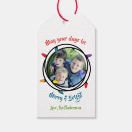 God Jul-Ljus Presentetikett